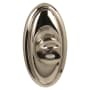 Alno Classic Traditional 1-3/4 Inch Wide Glass Shelf Mounting Brackets Polished Nickel