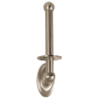 Alno Classic Traditional 9 Inch Tall Vertical Single Post Drop Down Toilet Paper Holder Satin Nickel