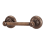 Alno Sierra 6-1/4" Center to Center Luxury Distressed Rustic Swing Arm Solid Bronze Toilet Paper Holder Rust Bronze