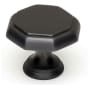 Alno Contemporary 1-1/4" Geometric Beveled Octagon Solid Brass Cabinet Knob / Drawer Knob Bronze