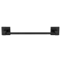 Alno Contemporary II - 12" Wide Square Bar Bathroom Single Solid Brass Towel Bar Bronze