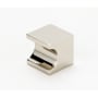 Alno Contemporary 3/4" Whistle Style Solid Brass Cabinet Knob with Finger Notch Polished Nickel