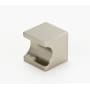 Alno Contemporary 3/4" Whistle Style Solid Brass Cabinet Knob with Finger Notch Satin Nickel