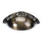 Alno Ribbon & Reed 3" Center to Center Luxury Solid Brass Cabinet Cup Handle / Drawer Cup Pull Antique English
