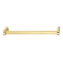 Alno Euro Series 18-3/4 Inch Wide Towel Bar Unlacquered Brass