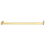 Alno Euro Series 30-3/4 Inch Wide Towel Bar Polished Brass