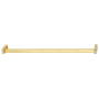 Alno Euro Series 30-3/4 Inch Wide Towel Bar Unlacquered Brass