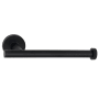 Alno Vita Bella Modern Smooth Bar Right Side Slide On Toilet Paper Holder Matte Black