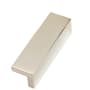 Alno Tab 4" Long Surface Mount Hole Cover Solid Brass Cabinet Handle / Drawer Pull Polished Nickel