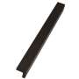 Alno Tab 8-1/2" Long Linear Surface Mount Solid Brass Cabinet Handle / Drawer Pull Bronze