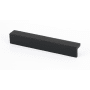 Alno Tab 8-1/2" Long Linear Surface Mount Solid Brass Cabinet Handle / Drawer Pull Matte Black