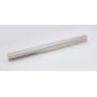 Alno Linear 12" Center to Center Solid Brass Flush Mount Cabinet Handle / Drawer Pull Polished Nickel