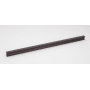 Alno Linear 18" Center to Center Flush Mount Rectangle Solid Brass Cabinet Handle / Drawer Pull Bronze