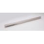 Alno Linear 18" Center to Center Flush Mount Rectangle Solid Brass Cabinet Handle / Drawer Pull Polished Nickel