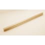 Alno Linear 18" Center to Center Flush Mount Rectangle Solid Brass Cabinet Handle / Drawer Pull Satin Brass