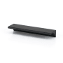 Alno Tab 4" Center to Center Solid Brass Surface Mount Linear Cabinet Handle / Drawer Pull Matte Black