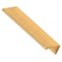 Alno Tab 6-1/2" Solid Brass Surface Mount Linear Cabinet Handle / Drawer Pull Satin Brass