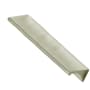 Alno Tab 6-1/2" Solid Brass Surface Mount Linear Cabinet Handle / Drawer Pull Satin Nickel