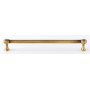 Alno Royale 8" Center to Center Traditional Solid Brass Cabinet Handle / Drawer Pull Antique English