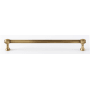 Alno Royale 8" Center to Center Traditional Solid Brass Cabinet Handle / Drawer Pull Antique English Matte