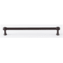 Alno Royale 8" Center to Center Traditional Solid Brass Cabinet Handle / Drawer Pull Chocolate Bronze