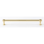 Alno Royale 8" Center to Center Traditional Solid Brass Cabinet Handle / Drawer Pull Unlacquered Brass