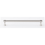 Alno Royale 8" Center to Center Traditional Solid Brass Cabinet Handle / Drawer Pull Polished Nickel