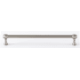 Alno Royale 8" Center to Center Traditional Solid Brass Cabinet Handle / Drawer Pull Satin Nickel