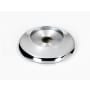 Alno Royale 1-1/2" Diameter Solid Brass Cabinet Knob Backplate Rosette Polished Chrome