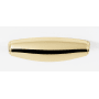 Alno Royale 4" Center to Center Classic Solid Brass Cabinet Cup Pull / Drawer Cup Pull Polished Brass