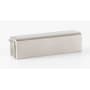 Alno Cube 3-3/8 Inch Long Finger Cabinet Pull Satin Nickel