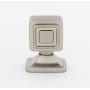 Alno Cube 7/8" Small Luxury Modern Side Square Rectangular Solid Brass Cabinet Knob / Drawer Knob Satin Nickel