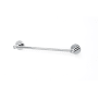 Alno 12 Inch Wide Towel Bar from the Contemporary I Crystal Collection Polished Chrome