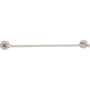 Alno 12 Inch Wide Towel Bar from the Contemporary I Crystal Collection Satin Nickel