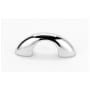Alno C855 1-1/2" Center to Center Small Arch Bow Solid Brass Cabinet Handle / Drawer Pull Polished Chrome