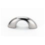 Alno C855 1-1/2" Center to Center Small Arch Bow Solid Brass Cabinet Handle / Drawer Pull Satin Nickel