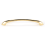 Alno C855 18 Inch Center to Center Arch Appliance Pull Unlacquered Brass