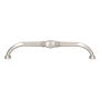 Alno Tuscany 12" Center to Center Traditional Solid Brass Appliance Handle Pull Satin Nickel