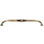 Alno Tuscany 18" Center to Center Luxury Traditional Solid Brass Appliance Handle / Appliance Pull Antique English Matte