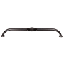 Alno Tuscany 18" Center to Center Luxury Traditional Solid Brass Appliance Handle / Appliance Pull Barcelona