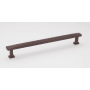 Alno Cloud 12" Center to Center Modern Convex Bar Solid Brass Appliance Handle / Appliance Pull Chocolate Bronze