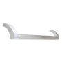 Alno Circa 18" Center to Center Urban Modern Solid Brass Drop Grip Appliance Handle Pull Polished Chrome