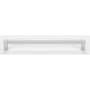 Alno Block 12" Center to Center Solid Brass Square Appliance Handle / Appliance Pull Polished Chrome
