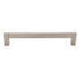 Alno Block 8" Center to Center Solid Brass Square Appliance Handle / Pull Satin Nickel