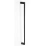 Alno Vogue 18" Center to Center Modern Solid Brass Appliance Handle / Appliance Pull Matte Black