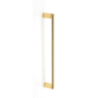 Alno Vogue 18" Center to Center Modern Solid Brass Appliance Handle / Appliance Pull Unlacquered Brass