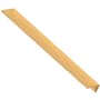 Alno Tab 12" Center to Center Solid Brass Surface Mount Linear Appliance Handle / Appliance Pull Polished Brass
