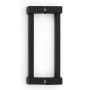 Alno Contemporary II - Urban Industrial 6" Center to Center Back to Back Door Pulls - Shower Door Handles Matte Black