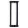 Alno Contemporary II - Luxury Urban 8" Center to Center Back to Back Door Pulls - Shower Door Handles Matte Black