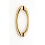 Alno Luxury Contemporary 6" Center to Center Solid Brass Back to Back Door Pulls - Shower Door Handles Polished Antique